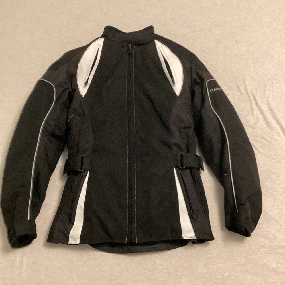 Frank Thomas Lady Rider Women’s Motorcycle Jacket LXS Black Waterproof Armour